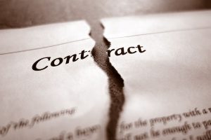 breach of a contract that includes a forum selection clause for disputes