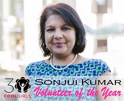 Sonjui Kumar Volunteer of the year